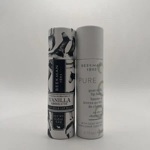 Beekman 1802 Set Pure Goat Milk & Vanilla Absolute Lip Balm 4,2g Full Size - Bild 1 von 3