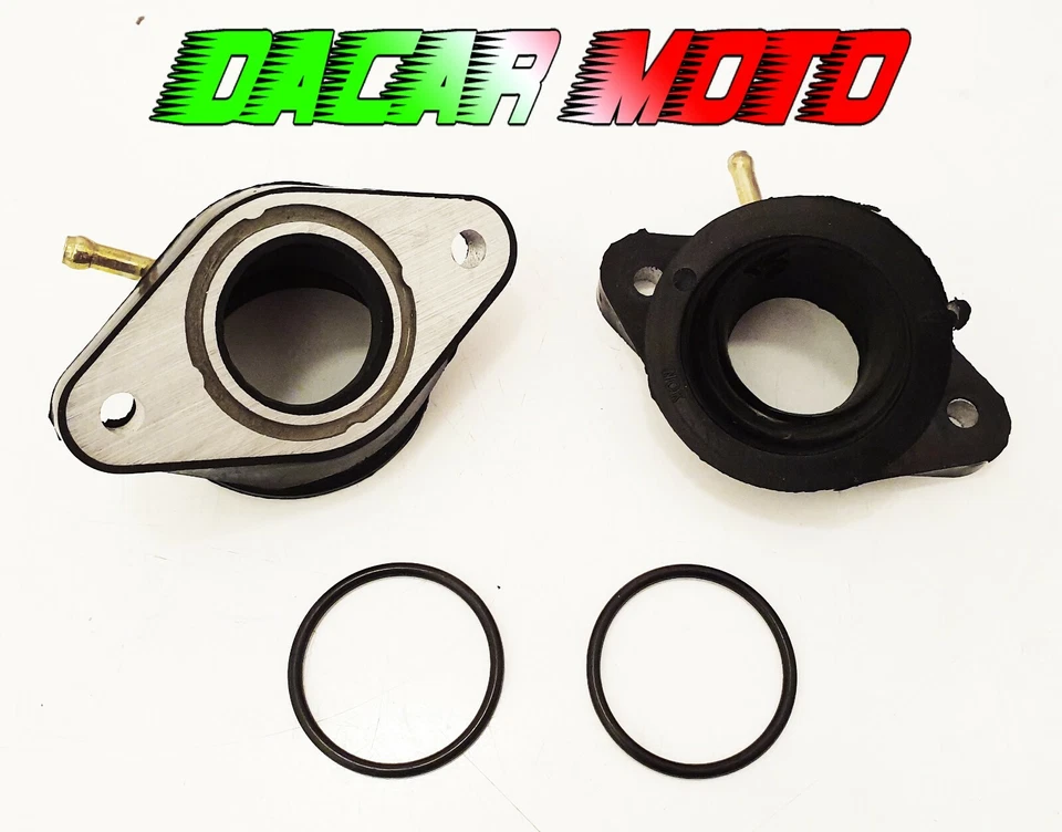 COPPIA COLLETTORI ASPIRAZIONE CON O-RING Yamaha Virago XV 535 1994 1995 1996  - Immagine 1 di 1