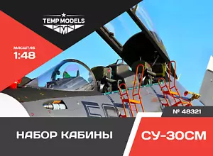 COCKPIT KIT for SU-30SM 1/48 TEMP MODELS 12K 3D printed scale parts - Picture 1 of 10