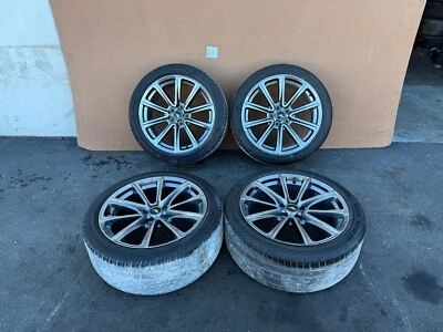 FORD MUSTANG GT 2015-2023 OEM LLANTAS DELANTERAS TRASERAS IZQUIERDA DERECHA LLANTAS NEUMÁTICOS (19"X8.5") Foto 1 de 4