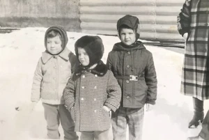 Hermosa foto de colección de niños lindos bastante atractivos niños URSS 1227 - Imagen 1 de 3