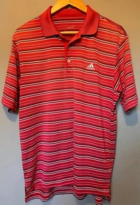 Polo Adidas Golf Rojo Mediano Buen Estado - Imagen 1 de 11