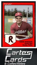 Ramon Henderson 1989 ProCards Minor League Team Sets #653  Reading Phillies