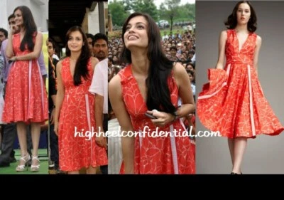 Nuevo con etiquetas $398 Vestido de algodón-seda Marc by Marc Jacobs. Coral. EE. UU. 10  Foto 1 de 4