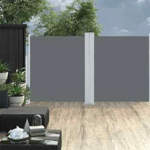 Ausziehbare Seitenmarkise Anthrazit 140 x 600 cm - Bild 1 von 11