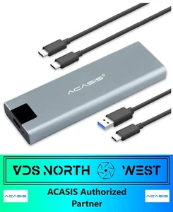 ACASIS M.2 NGFF SSD Enclosure 5Gbps USB C Up to 2TB Capacity Win Mac Linux - Picture 1 of 4