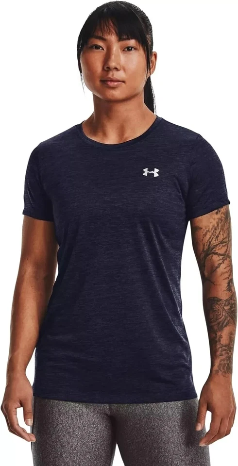 Camiseta Under Armour para mujer UA Tech Twist ultra suave de secado rápido que absorbe la humedad Foto 1 de 3
