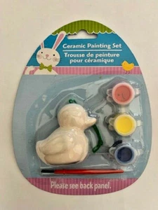 Easter Ceramic Painting Kits - Duck - Includes Paints, Brush and Hanger - Picture 1 of 1