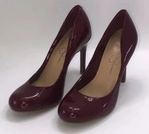 Jessica Simpson Heels Stilettos Pumps rot Gr. 6 Lackleder 4" Absatz - Bild 1 von 9