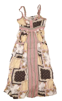 Matilda Jane Perfectly Paisley Maxi Dress Patchwork Boho Pockets size Medium - Image 1 of 4
