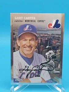 Gary Carter 2023 Topps Chrome Platinum Anniversary #54CV-28 City View SP - Expos - Picture 1 of 2