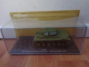Atlas Deagostini 1/72 KV-1E 109TH Blindado Division Urss 1941 WW2 de Metal Tank - Imagen 1 de 2
