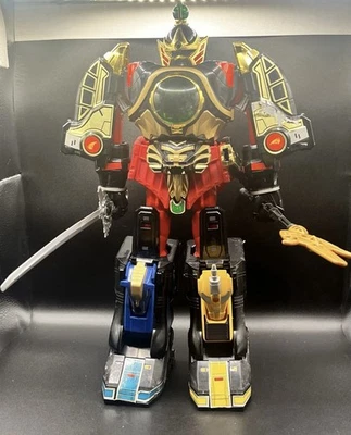 1994 Bandai MMPR Mighty Morphin Power Rangers Deluxe Thunder Megazord COMPLETE - Image 1 of 4