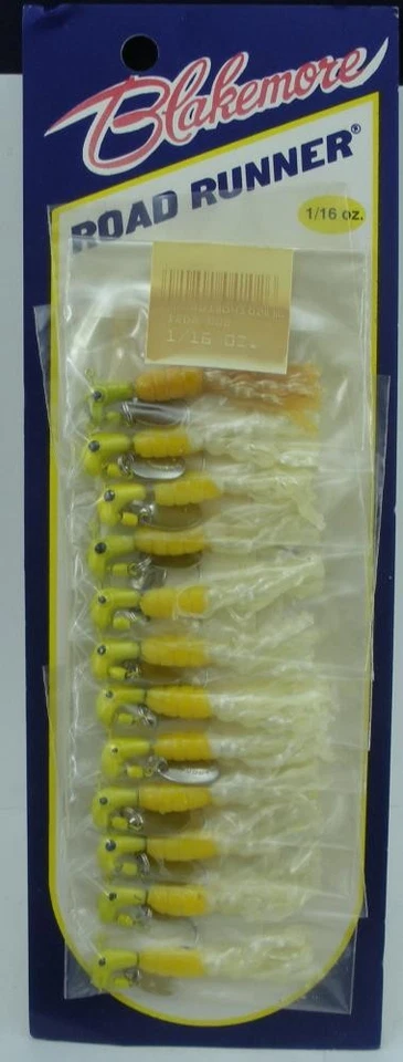 Tarjeta de 12 cuerpo Hd amarillo Blakemore 1602-02 Road Runner cola rizada 1/16 oz Foto 1 de 1