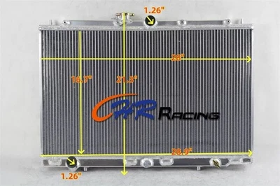 Radiador de aluminio para 2001-2003 ACURA CL/TL 3,2 L TIPO-S UA5 MT Foto 1 de 4