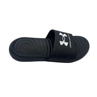 Under Armour Shoes Youth Size 3Y Black Slide Sandals Slip On Logo Comfort EVA - Image 1 of 4