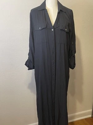 Knox Rose Shirt Dress Blue/gray Women’s Medium - Image 1 of 4
