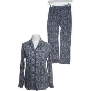 Calida, Pyjama, Größe: XS, Baumwolle, Blau/Gelb, Paisley #CZC - Bild 1 von 5