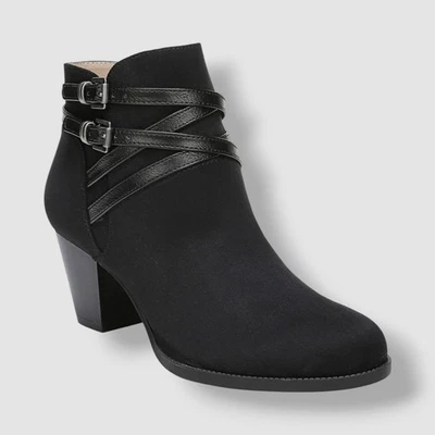 LifeStride Women's Black Jezebel Ankle Bootie Shoes Size 11W - Image 1 of 4
