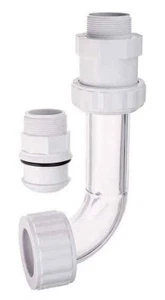 Clear Hayward Self Aligning Union 90 Pipe 1-1/2" 15In SP1486 - Bild 1 von 3