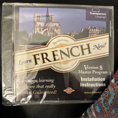 Learn French Now Version 8 Software CD-ROM for Windows & Mac - Image 1 of 2