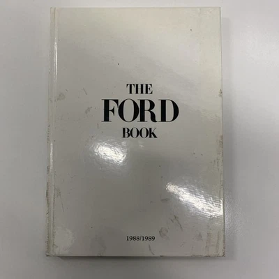Vintage THE FORD BOOK Models Agency 1988/1989 Hardcover - Image 1 of 4