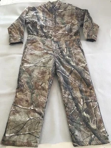 Walls Insulated Coveralls Duck Bib Men’s Size XL Reg Realtree Camo Hunting Zip - Picture 1 of 22