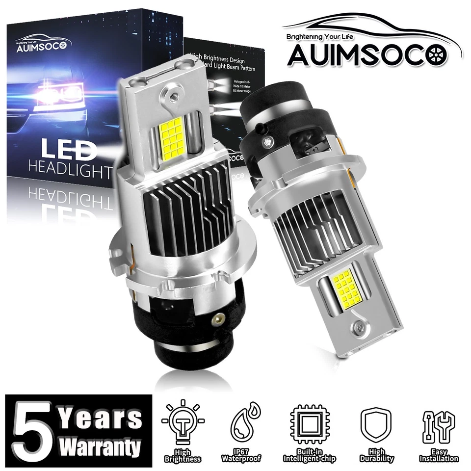 Kit de faros LED D2S bombillas HID repuesto 360000LM para INFINITI G37 2008-2013 Foto 1 de 4