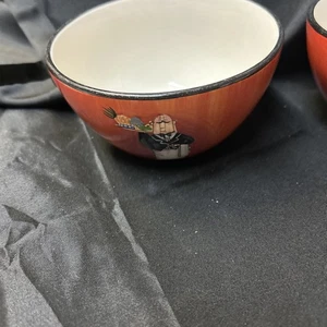 2 Certified International DINNER IS SERVED Cereal Bowls 5 1/4" Tracy Flicking - Picture 1 of 4