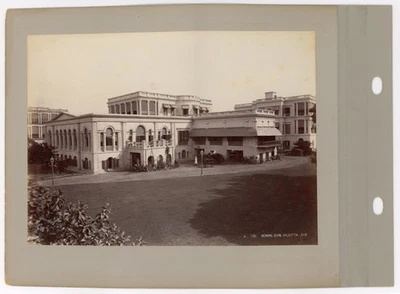 Bengal Club Calcutta Vultures 19th Century Albumen (2) Original Photos - Image 1 of 2