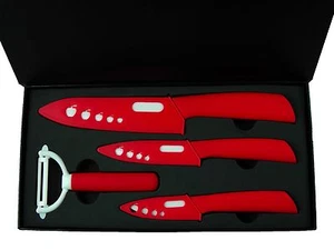 4sets 3"+ 4"+ 6"+Peeler Ultra Sharp Kitchen Ceramic knife Cutlery straight gift - Picture 1 of 1