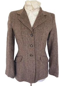 Giacca da esposizione in tweed marrone Caldene per bambina taglia 32". Rif J07 - Foto 1 di 6