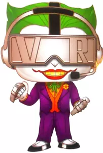Gamestop exklusiver GAMER JOKER VR AUFKLEBER 2019 Funko Pop Spiel neu dc BATMAN - Bild 1 von 2