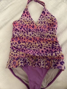 Little Girls One Piece Bathing Suit 6 / 6X - Picture 1 of 3