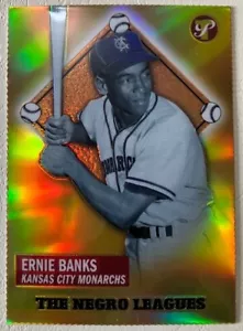 2005 Topps Pristine The Negro Leagues Ernie Banks" #132 Gold Refractor /65 - Picture 1 of 2
