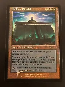 FOIL Bola's Citadel RETRO FRAME MTG Love Your LGS 2021 Promo NM English - Picture 1 of 2