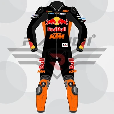 JACK MILLER KTM WSBK 2024 MODEL MOTOGP MOTORBIKE LEATHER RACING SUIT - Image 1 of 4