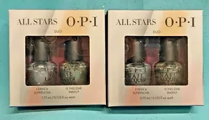 2 packs OPI Mini Nail Polish Duo I Drive a Supernova & Is This Star Taken Silver - Picture 1 of 6