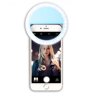 Selfie Ring Light LED Flash Light Fill Clip Camera For iPhone Samsung Tablet - Picture 1 of 10