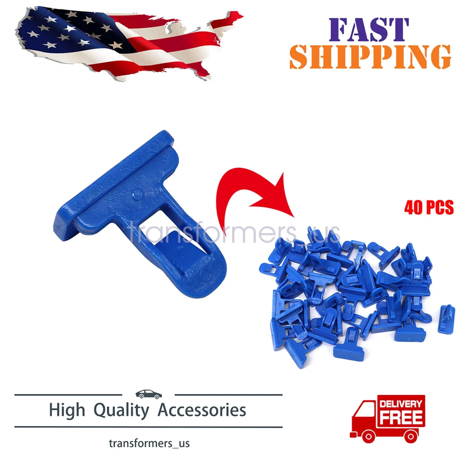 40 Pcs Bumper Moulding Clips Retainer Fastener For Toyota Replaces 75392-35200 - Image 1 of 1