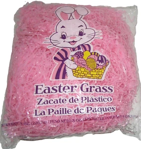 OSTERGRAS ~ Kissen für Kinder Osterkörbe ~ PINK ~ GROSSE 8oz Tasche - Bild 1 von 1