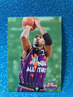VIN BAKER🏆Fleer 95-96 #6 of 13 ALL STAR WEEKEND NBA Card🏆FREE POST - Imagem 1 de 2
