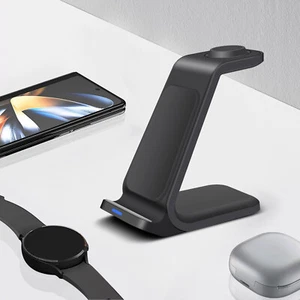 Bezprzewodowa stacja ładująca 3w1 do Samsung Galaxy Watch Ultra/7/6/5 S25 + S24 Z Fold6/5 - Zdjęcie 1 z 27