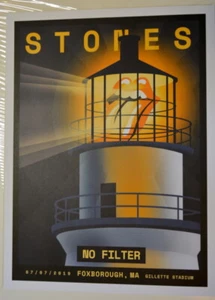 ROLLING STONES - GIRA SIN FILTRO - 2019 - PÓSTER - 7 DE JULIO - BOSTON - FOXBOROUGH - - Imagen 1 de 4