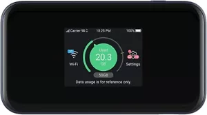 ZTE MIFI ROUTER 5G MU5001 1,8 Gbps ENTSPERRTE ANTENNENANSCHLÜSSE TS9 SIM Steckplatz USB POWER - Bild 1 von 2