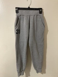 Holloway Kids Sweatpants M Gray Joggers Pants Elastic Waistband Number 31 Spring - Picture 1 of 7