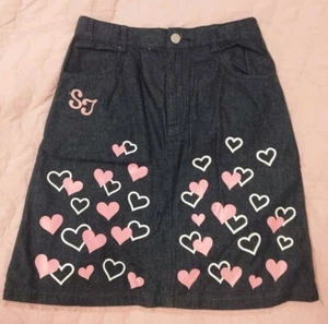 Shirly Temple Japanese brand Girls Skirt 160cm Kawaii Heart - Picture 1 of 9