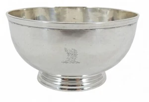 Antique Edwardian 1918 Heavy Sterling Silver Footed Sugar Serving Bowl Dish 925 - Picture 1 of 8