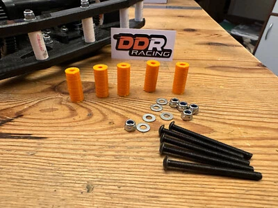 KAMTEC AND MARDAVE 5 Spacer Set GRID Bumper and button head bolts, Various Colours, P&P Discount