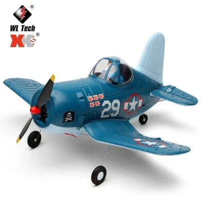 WLtoys A500 F4U 2.4G 4CH  6G/3D Stunt Plane Six Axis RC Fighter RC RTF Airplane - Image 1 of 4